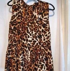 Leopard print ladies shirt